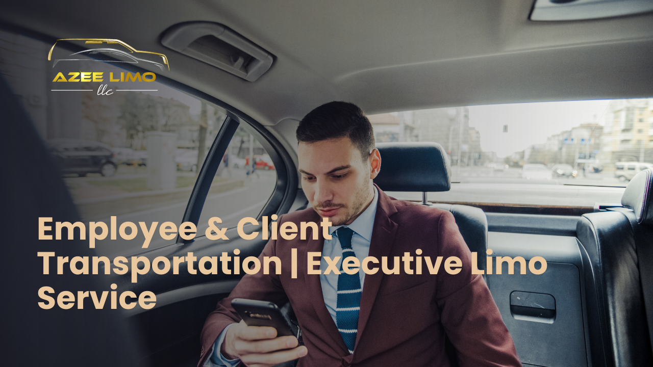 Professional Employee & Client Transportation with luxury executive limo service—reliable, comfortable, and business-class travel.